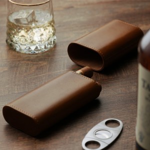 Carry-on cigar case is customizable