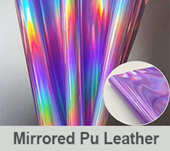 Mirrored Pu leather-1