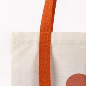 Sustainable natural cotton tote bag customization