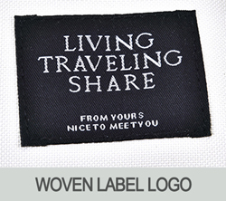 woven label logo